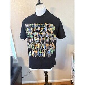 Lyrical Lemonade 2022 Black Short Sleeve Cotton Graphic T-shirt Size Small